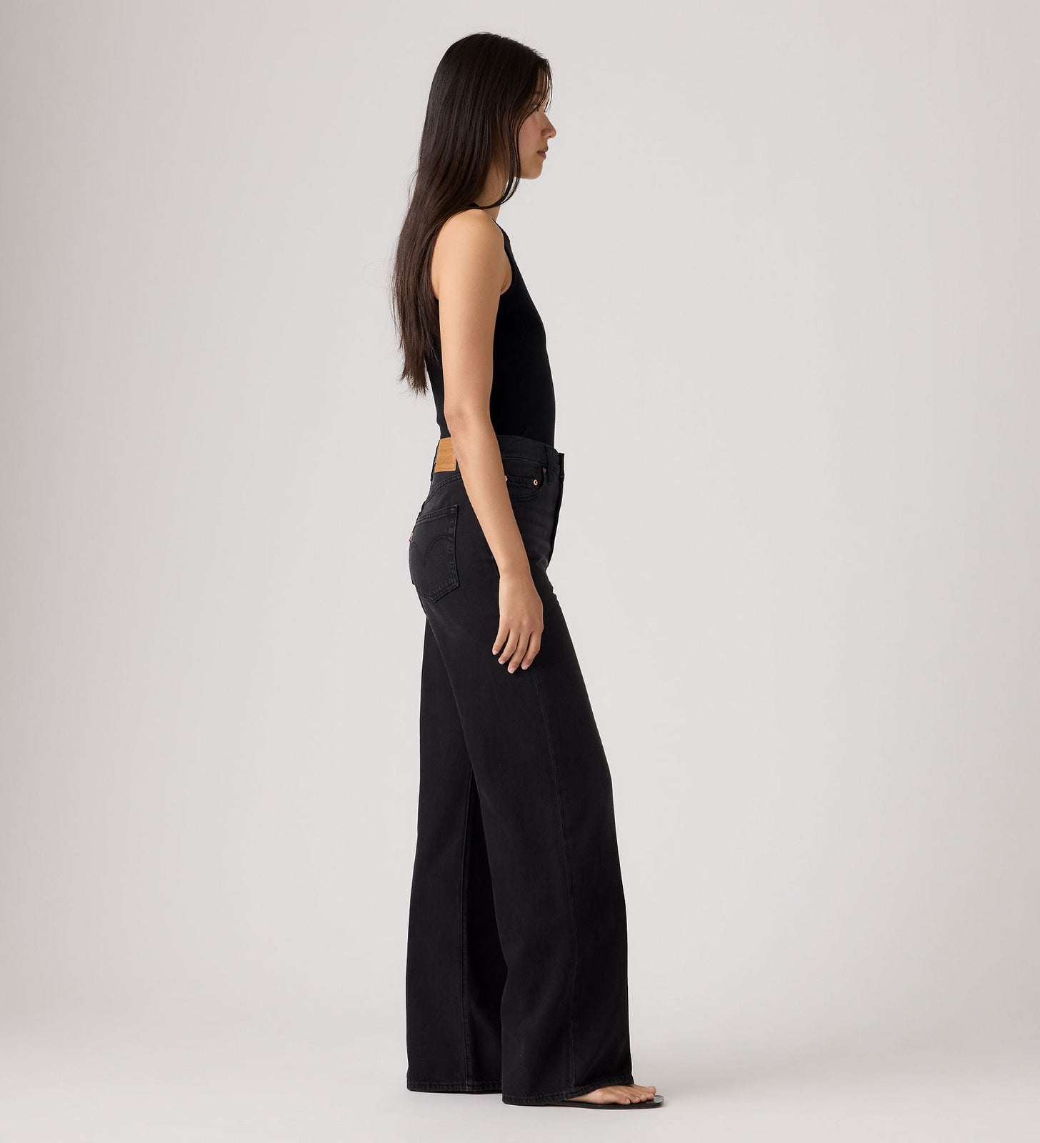 Main 3 - Levi's® Women's Ribcage Wide-Leg Jeans - A60810076