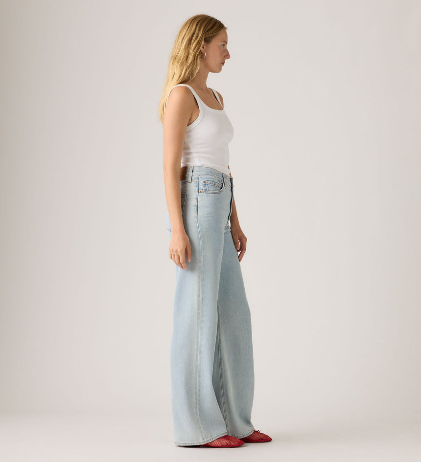 Main 3 - Levi's® Women's Ribcage Wide-Leg Jeans - A60810079