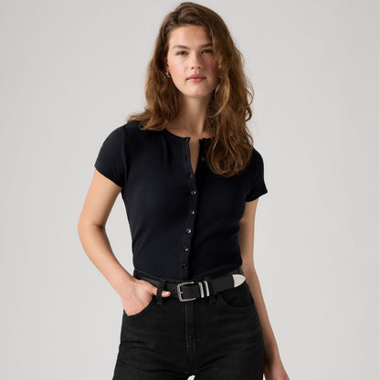 Thumbnail 1 - Levi's® Women's Rory Button Short-Sleeve Top - 0086M0000