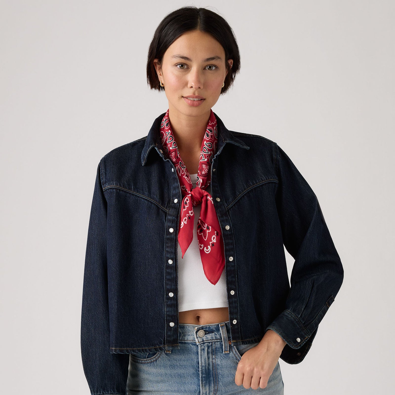 Main 1 - Levi's® Women's Satin Bandana - 005G00001