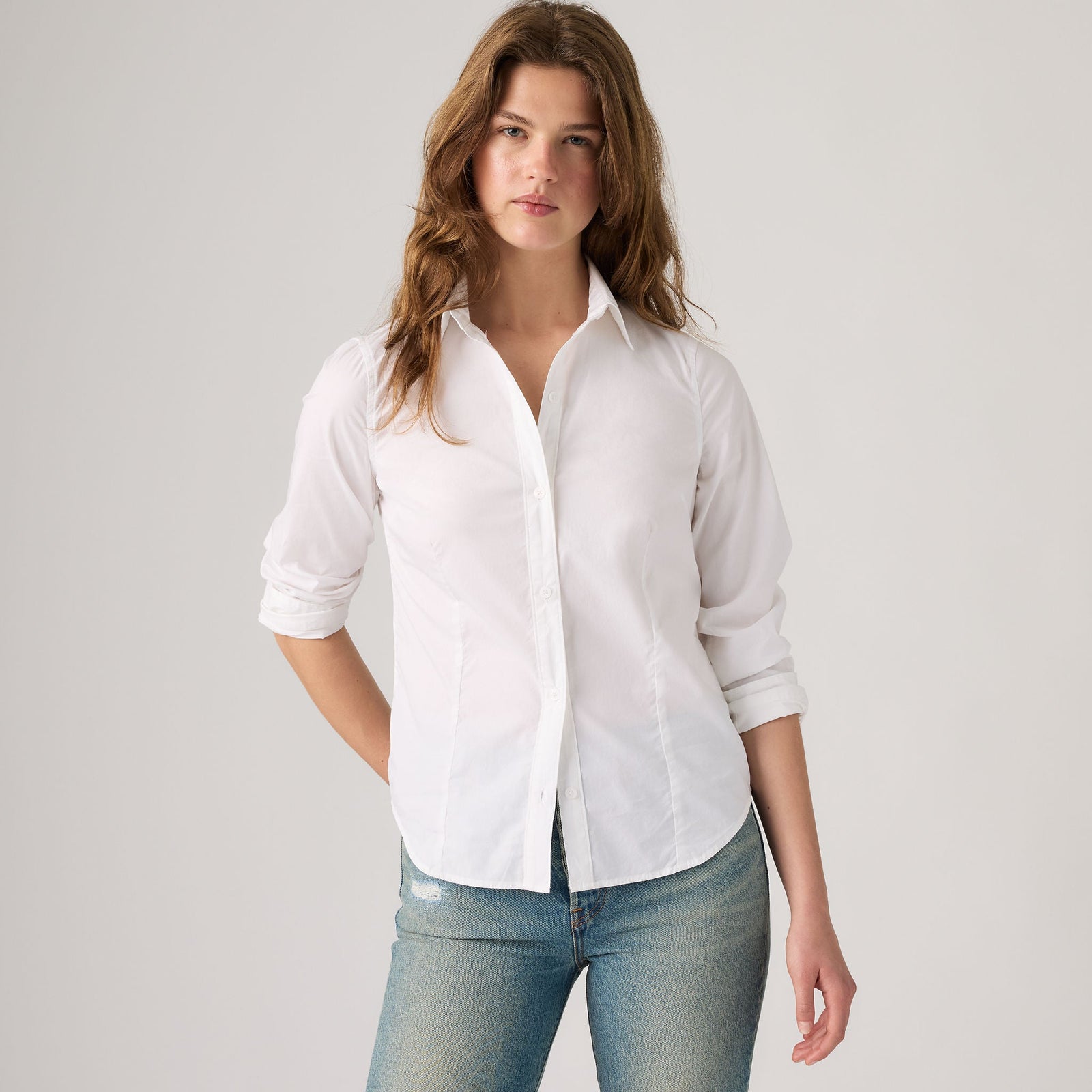 Main 1 - Levi's® Women's Slim Poplin Shirt - 0084R0000