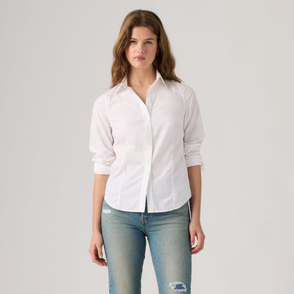 Thumbnail 3 - Levi's® Women's Slim Poplin Shirt - 0084R0000