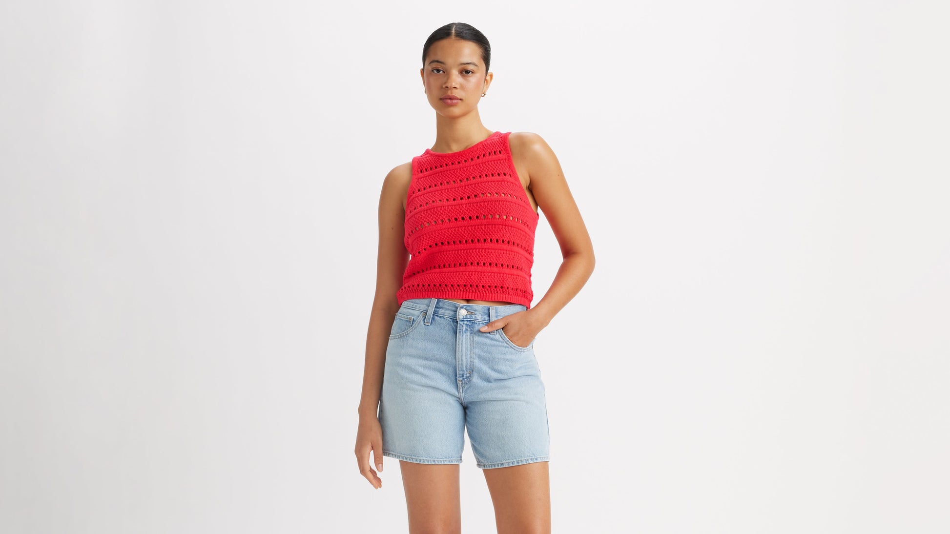 Levi's® Women's Superbloom Crochet Tank