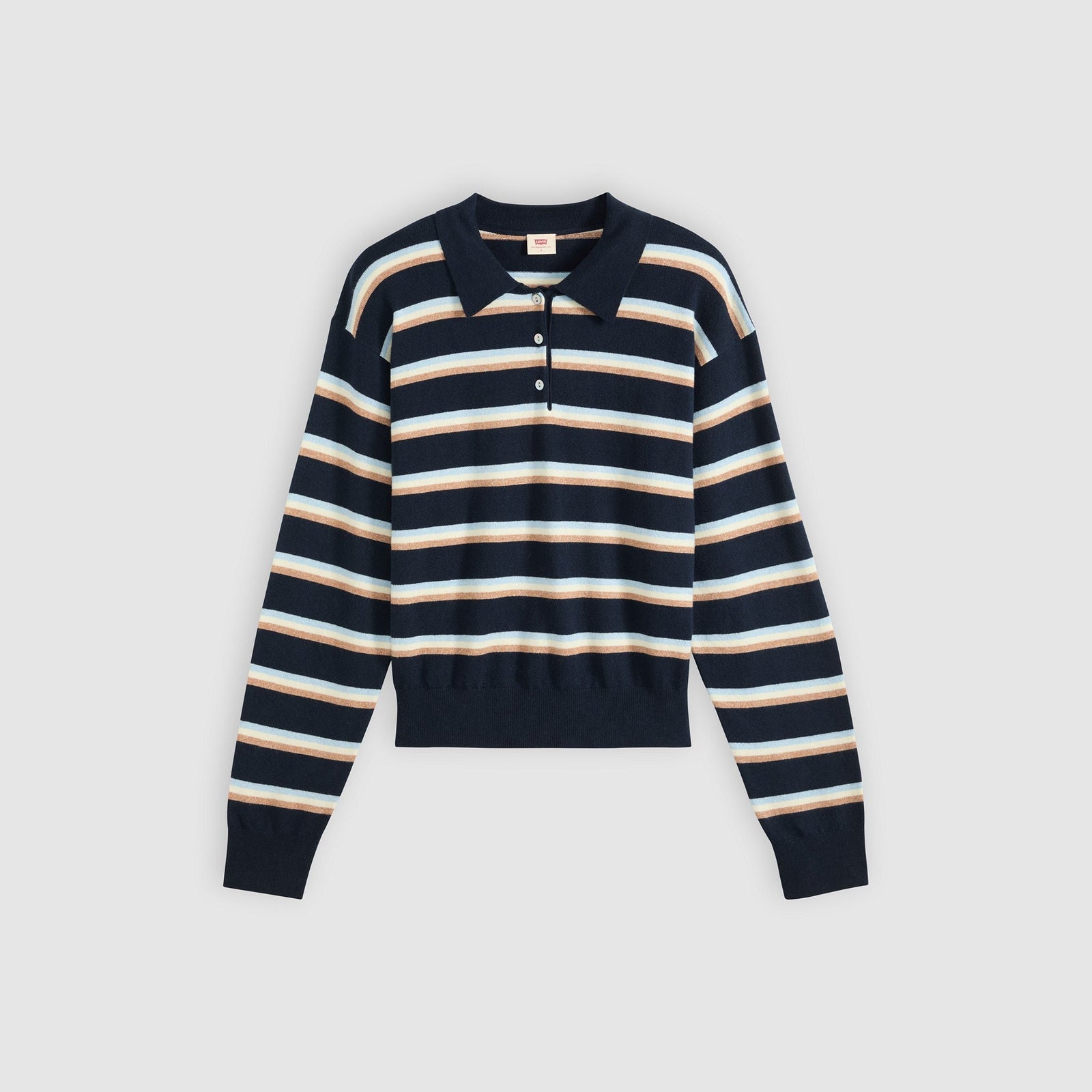 Main 5 - Levi's® Women's Supersoft Long-Sleeve Polo - 007VY0003