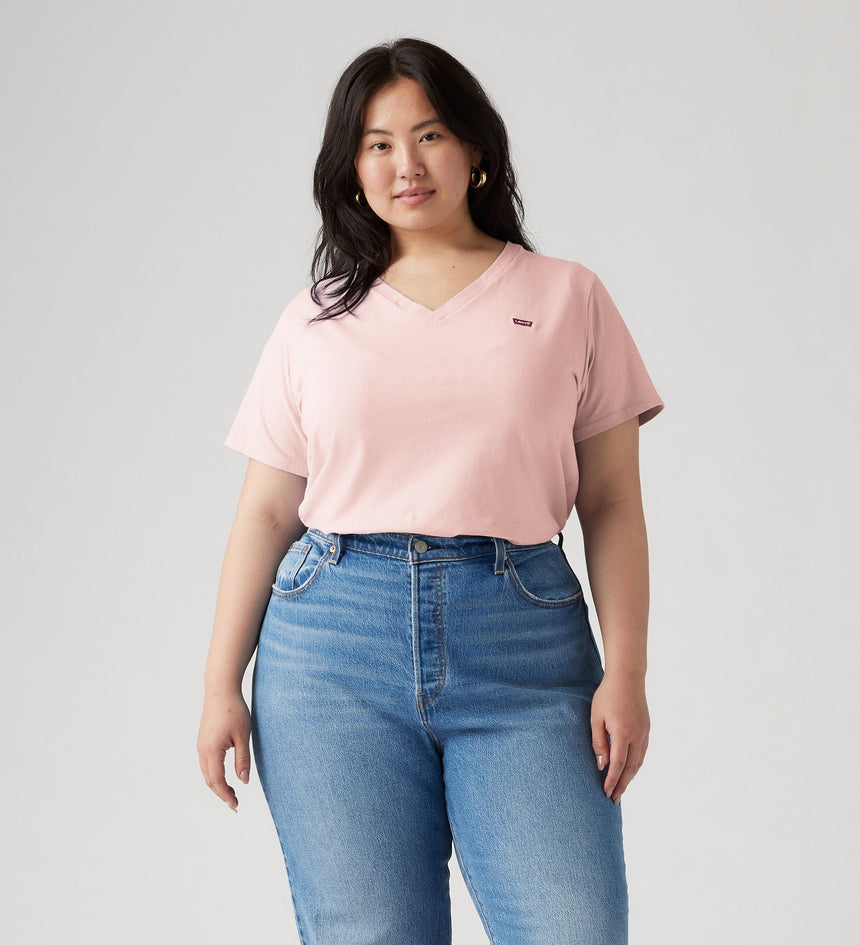 Main 1 - Levi's® Women's V-Neck T-Shirt (Plus Size) - A23230011