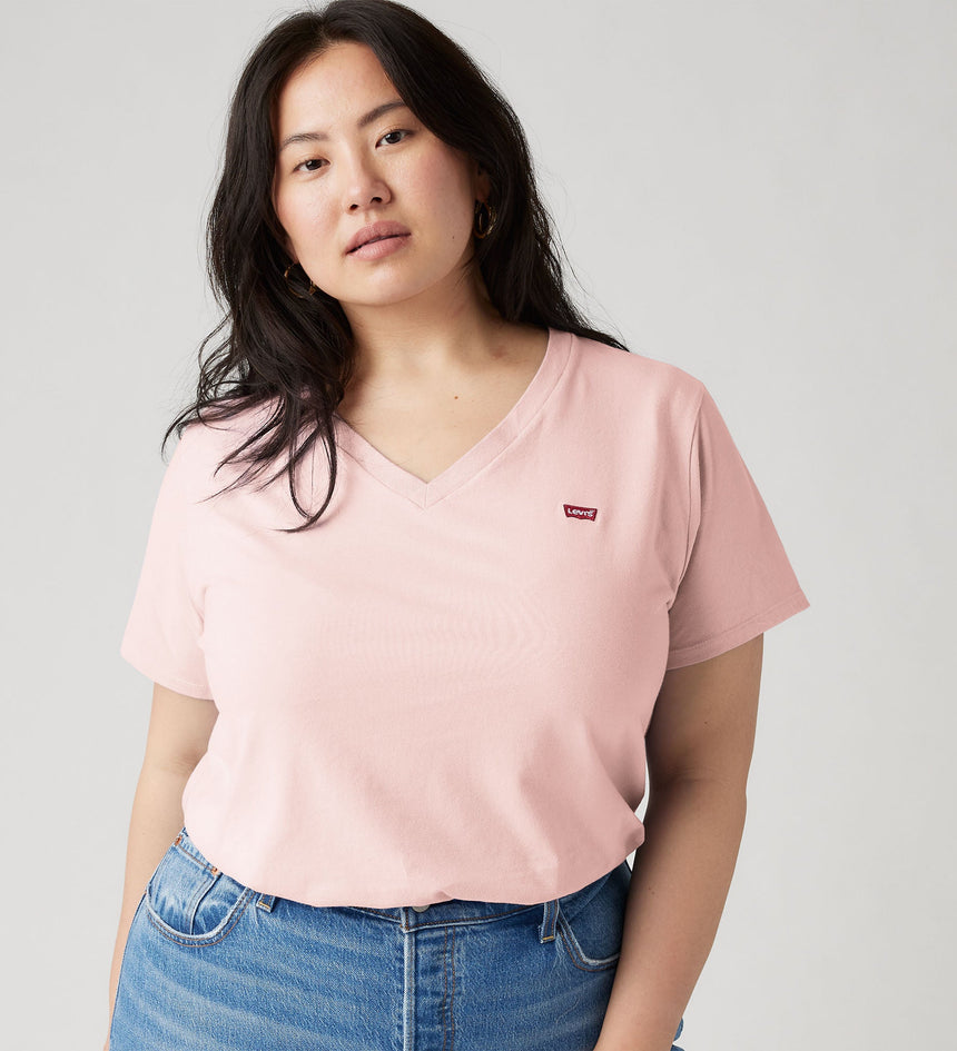 Main 3 - Levi's® Women's V-Neck T-Shirt (Plus Size) - A23230011
