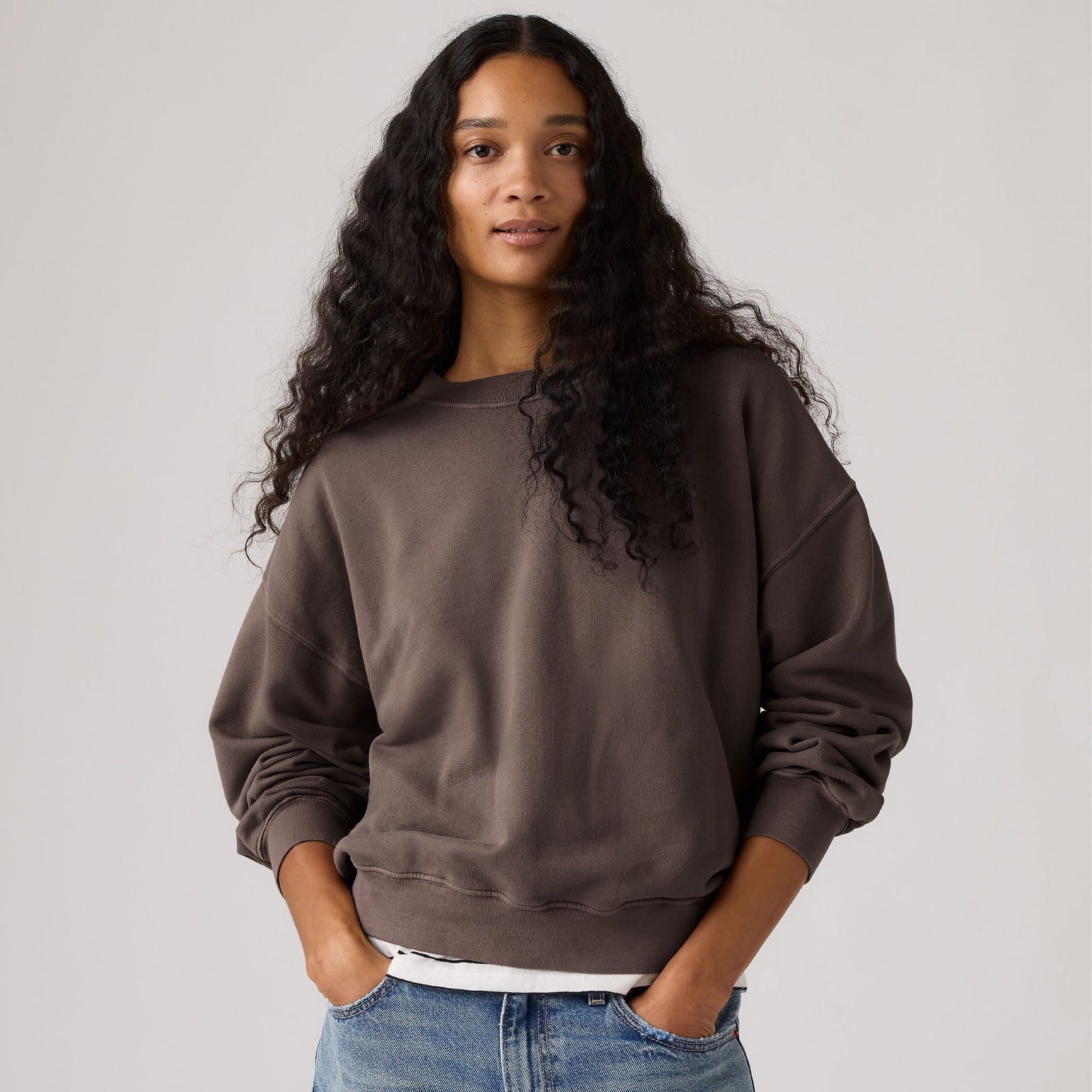 Main 1 - Levi's® Women's Vintage Boxy Sweatshirt - 006DW0009