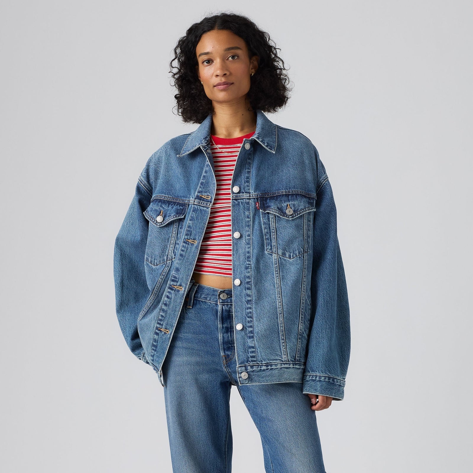 Main 3 - Levi's® Women's XL Trucker Jacket - A34720019