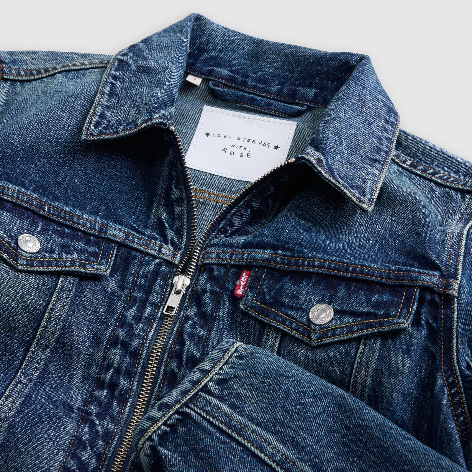 Main 8 - Levi's® x Rosé Women's Denim Jacket - 00C0A0000