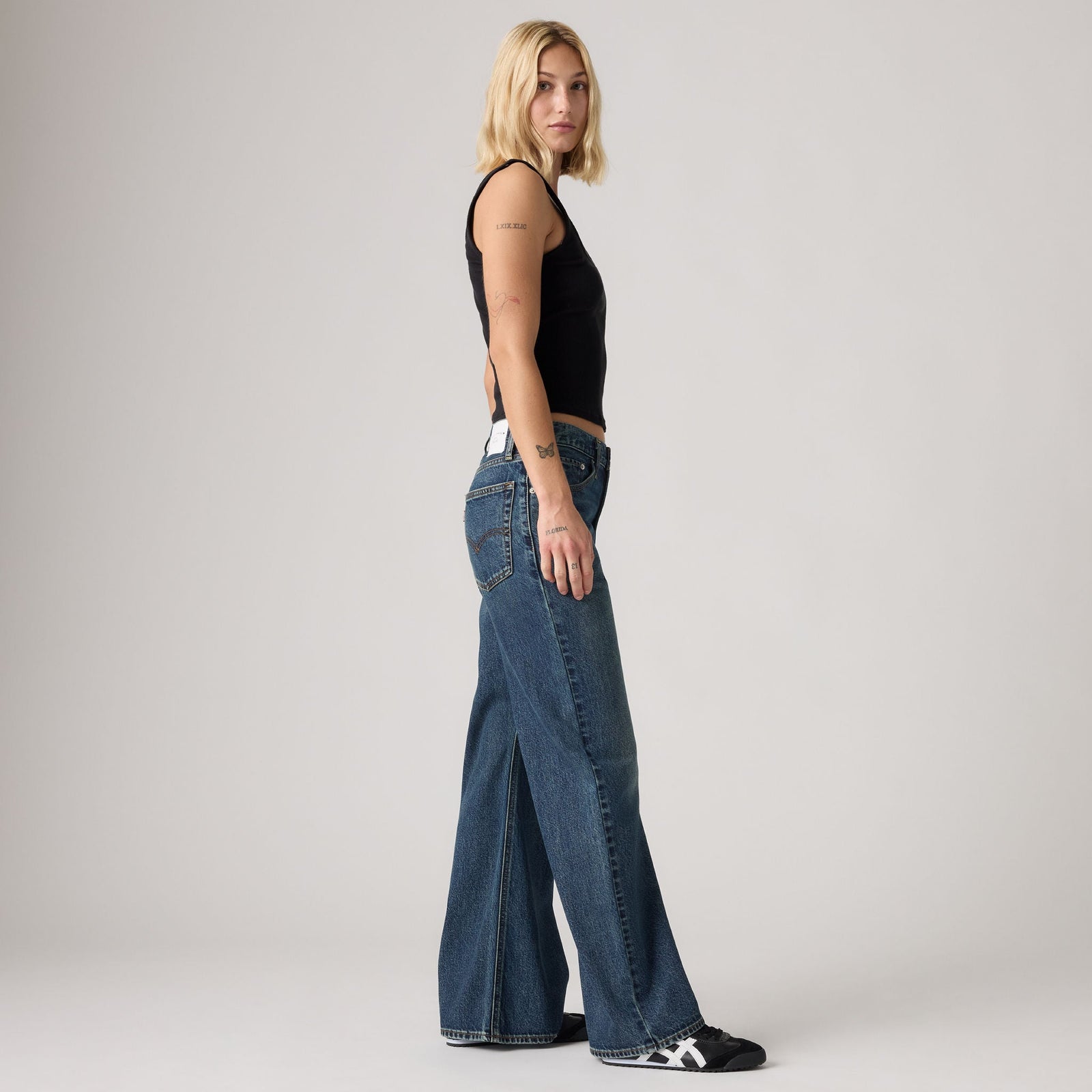 Main 5 - Levi's® x Rosé Women's Loose Boot Jeans - 00C0D0000