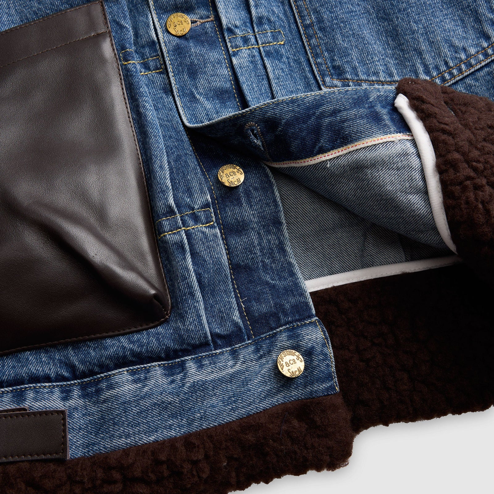 Main 9 - Levi’s® x sacai Men's Sherpa Jacket - 008BG0002