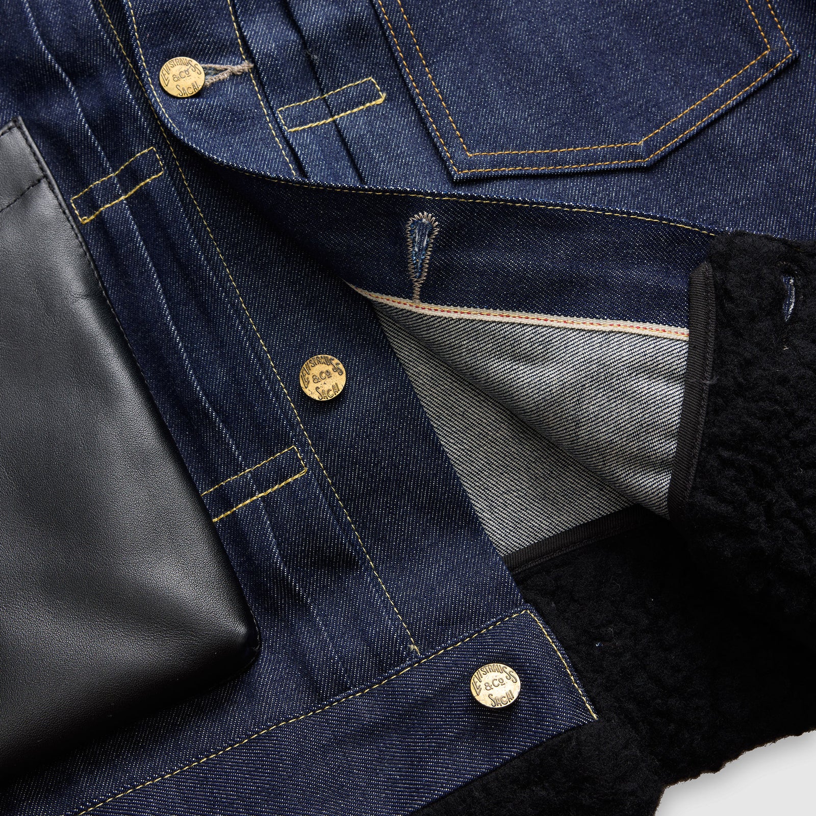 Main 10 - Levi’s® x sacai Men's Sherpa Jacket - 008BG0002