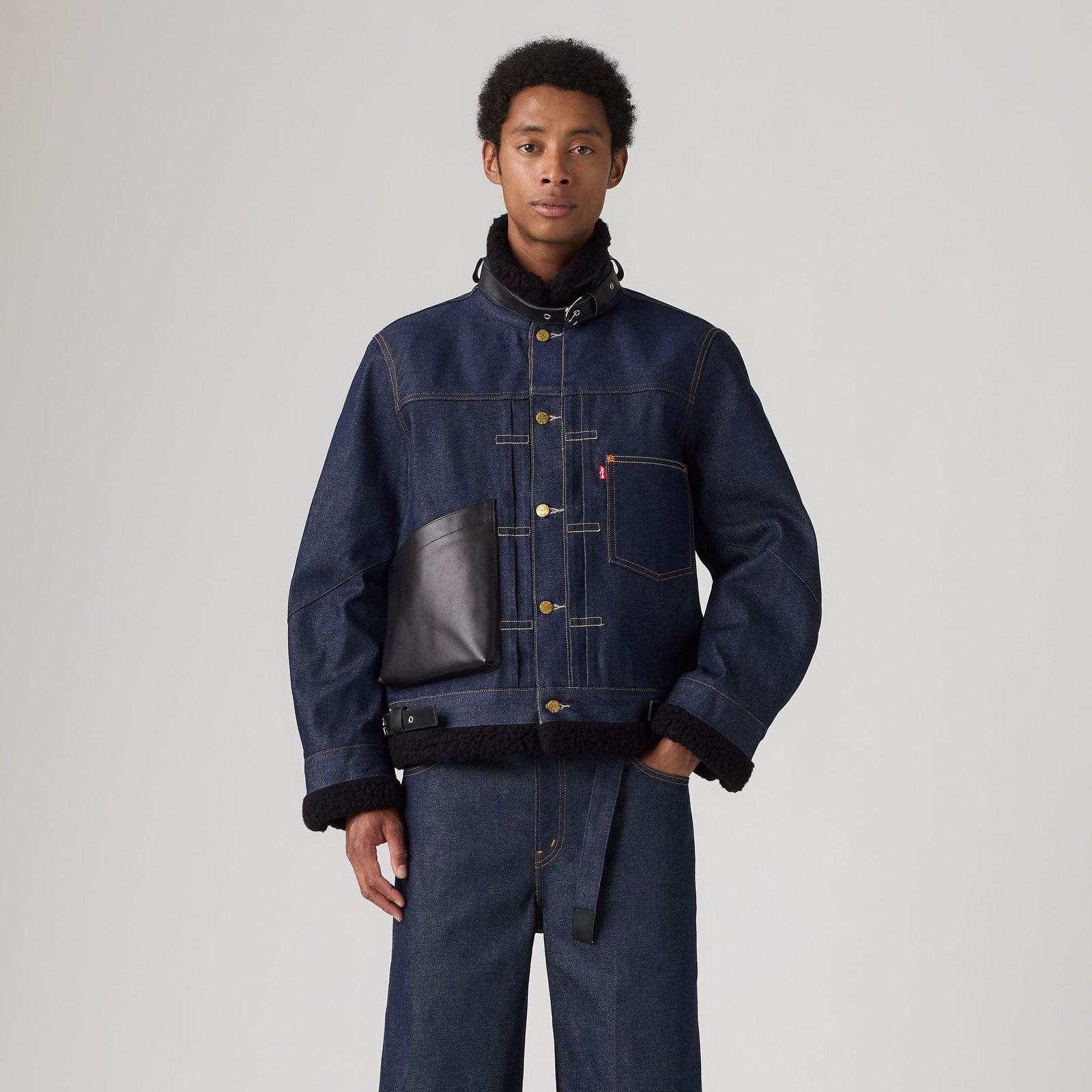 Main 3 - Levi’s® x sacai Men's Sherpa Jacket - 008BG0003