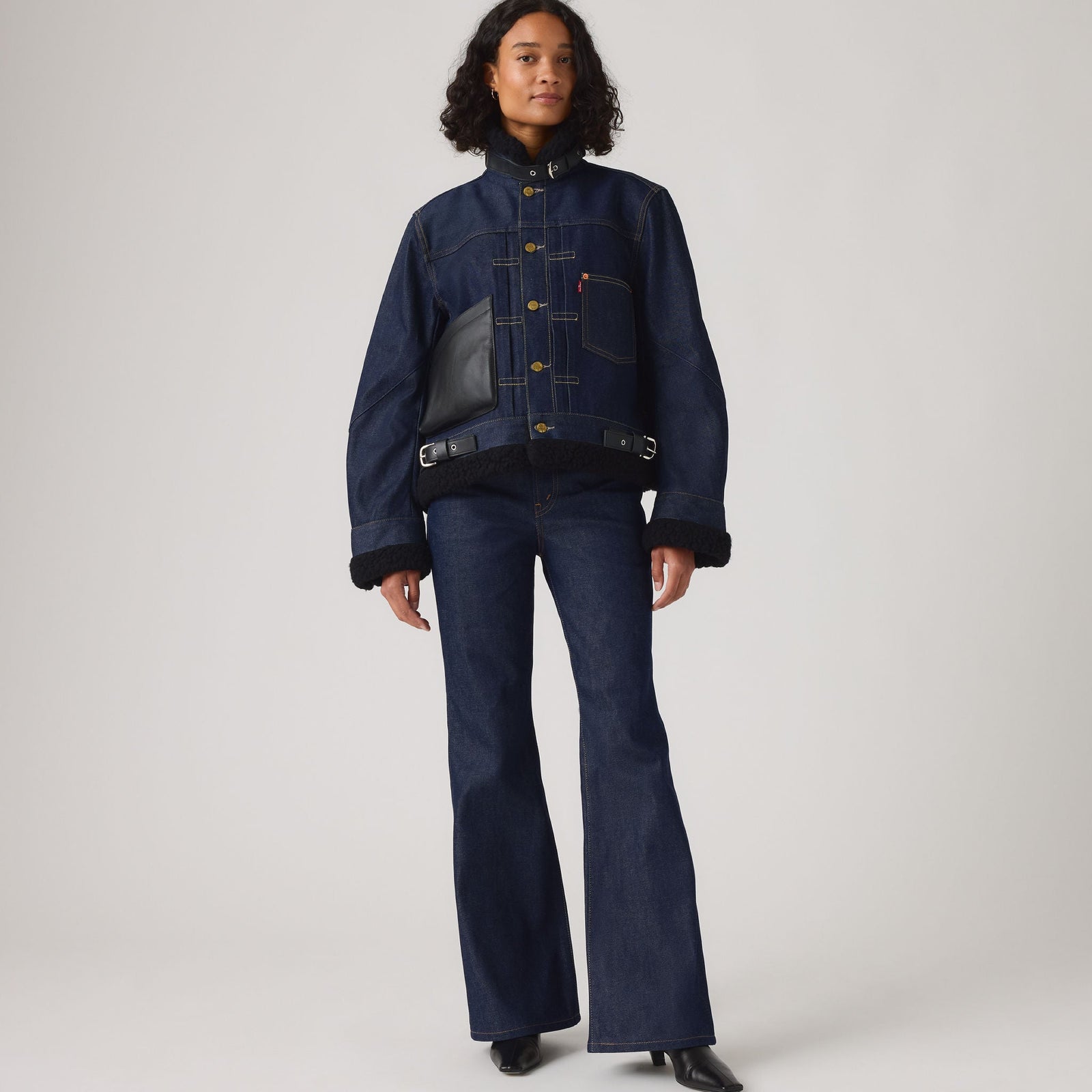 Main 2 - Levi’s® x sacai Belted Flare Pants - 008LN0001