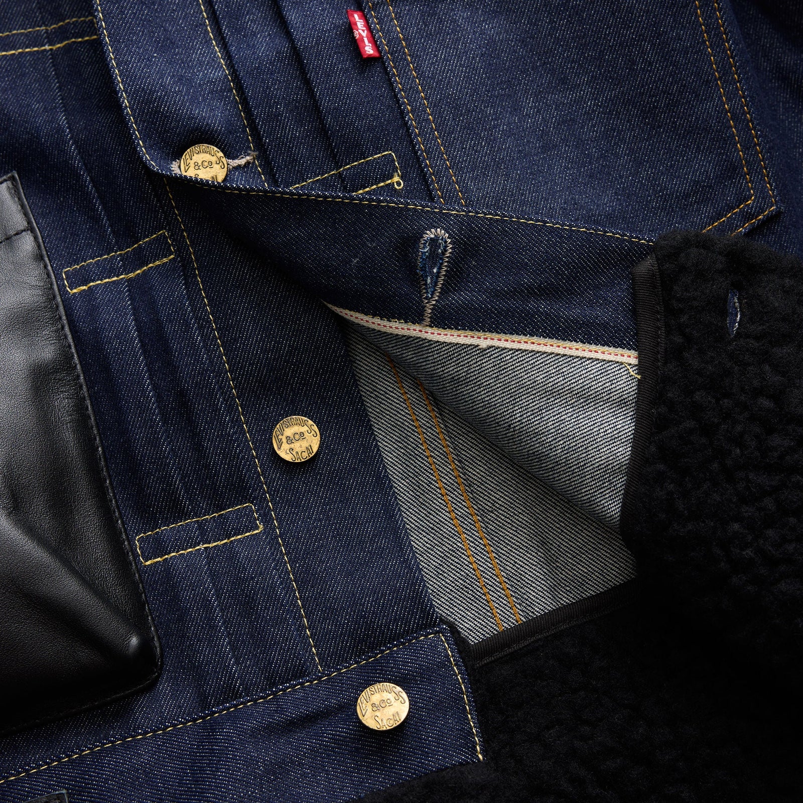Main 10 - Levi’s® x sacai Women's Sherpa Jacket - 008BM0001