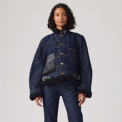 Thumbnail 3 - Levi’s® x sacai Women's Sherpa Jacket - 008BM0001