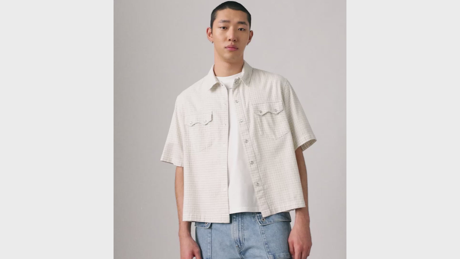 Main 3 - Levi's® Men's Short-Sleeve Boxy Western Shirt - 005H70006