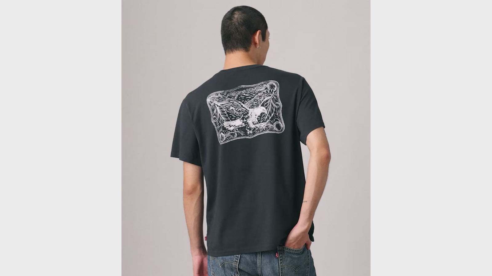 Main 3 - Levi's® Men's Relaxed Fit Short Sleeve Graphic T-Shirt - 161432619