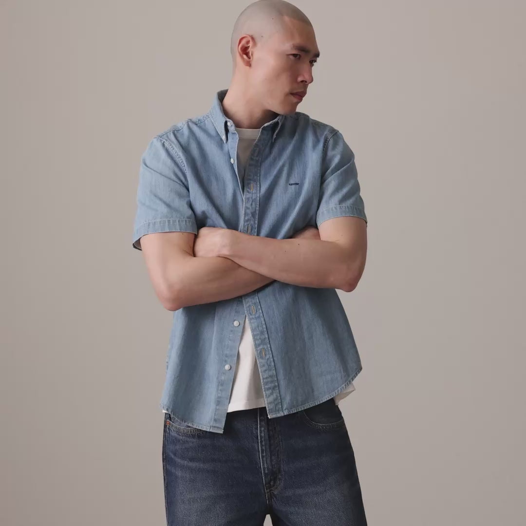 Main 3 - Levi's® Men's Short-Sleeve Authentic Button-Down - A91610007