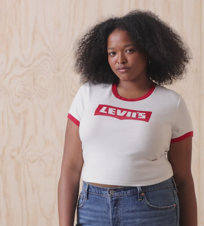 Beyoncé X Levi’s® Graphic Essential Sporty Ringer Tee