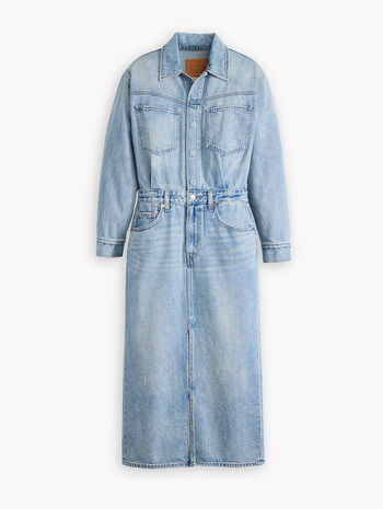 Levi's® Women's Denim Midi Shirt Dress