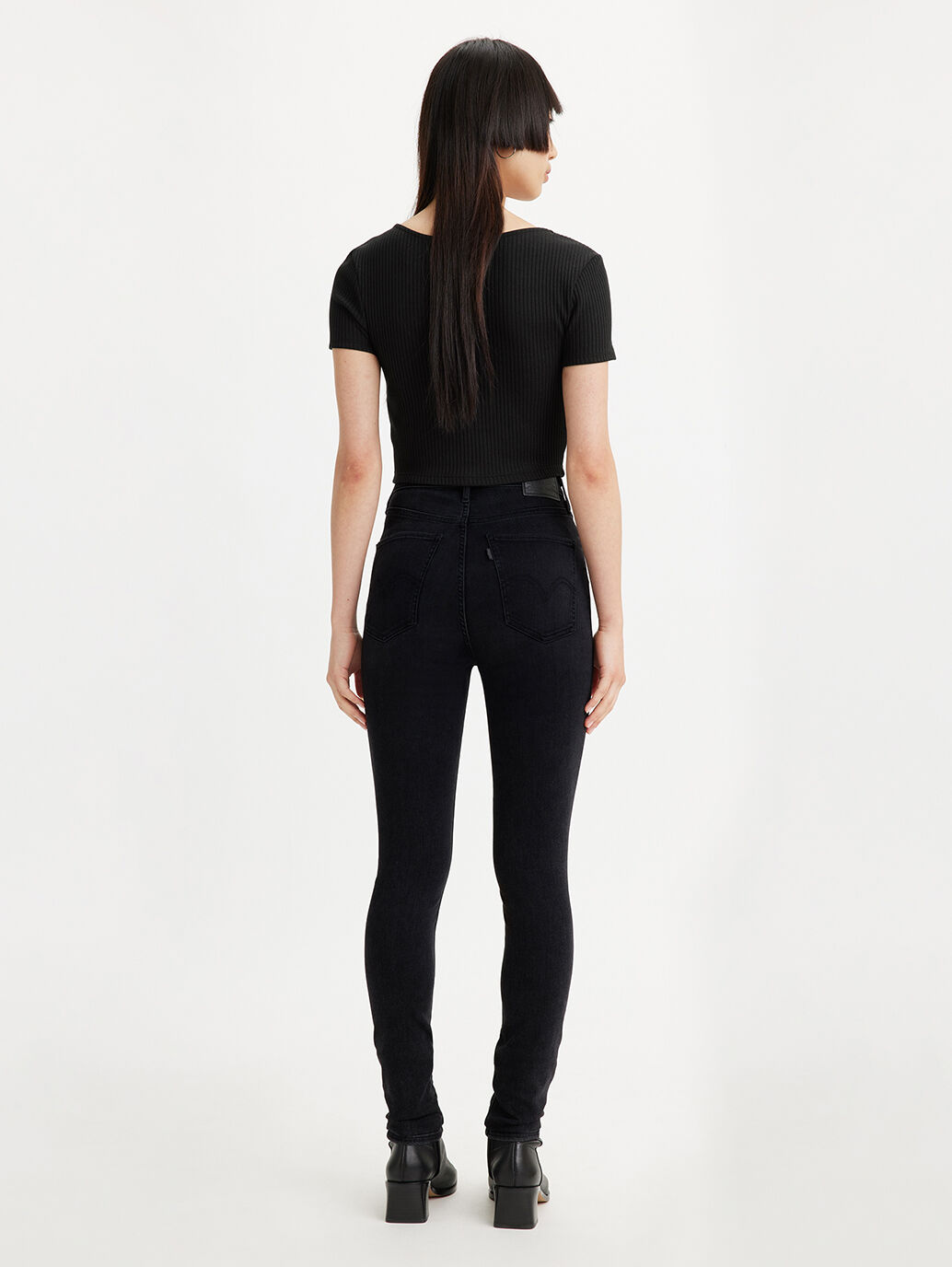 Mile high super clearance skinny jeans levi