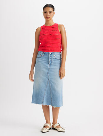 Levi's® Women's High-Rise A-Line Deconstructed Skirt