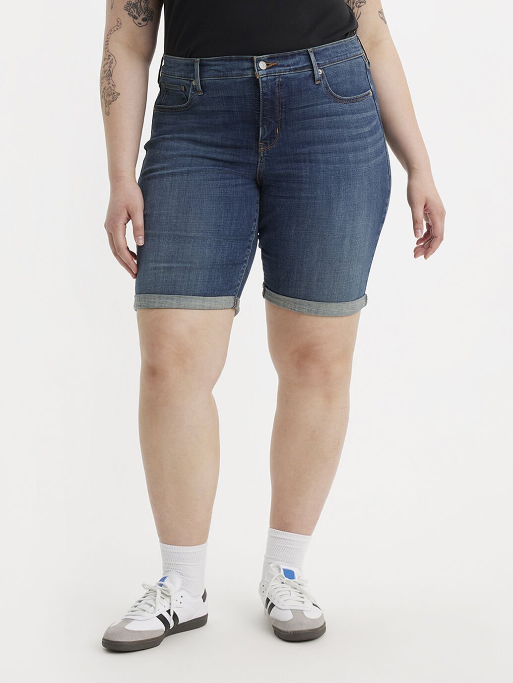 Levi's® Women's Shaping Bermuda Shorts (Plus Size)