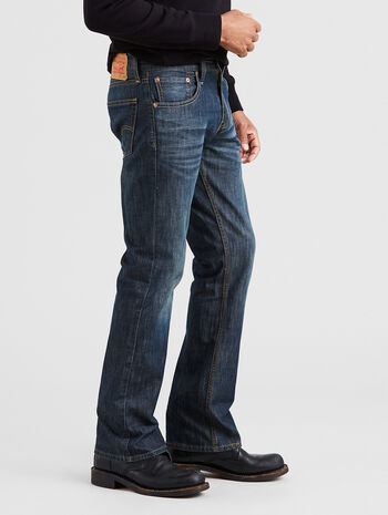 Blue 527™ Slim Bootcut Jeans For Men - Worn In Denim