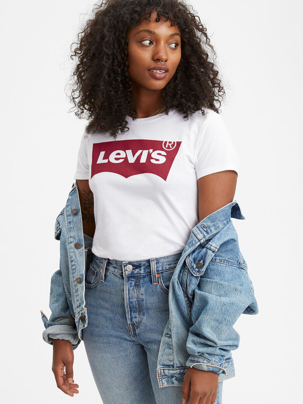 Levis deals female shirts