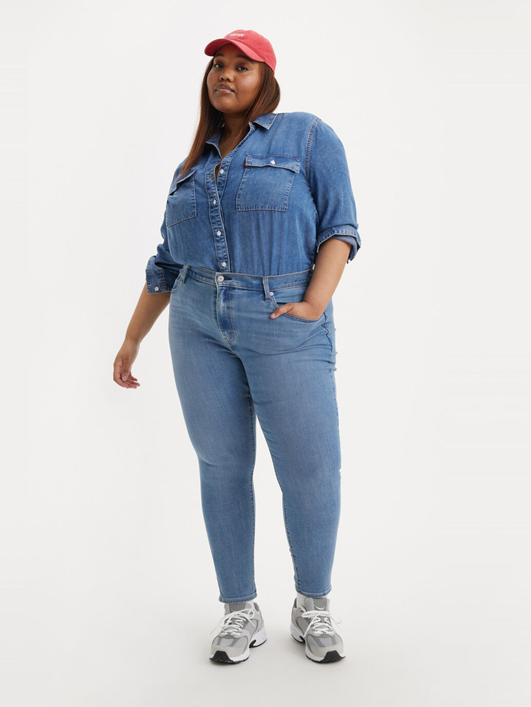 Levi’s® Women's 721 High-Rise Skinny Jeans (Plus Size)