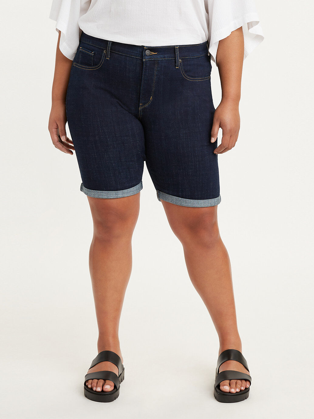 Levi's® Women's Shaping Bermuda Shorts (Plus Size)