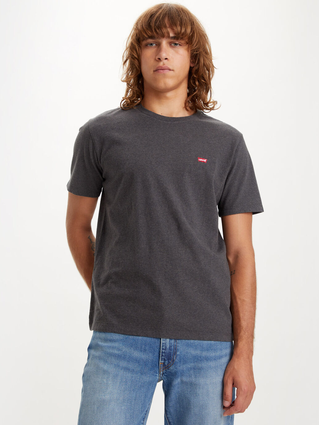 Levi's® Men's Original Housemark T-Shirt - B65 Dark Gray Heather