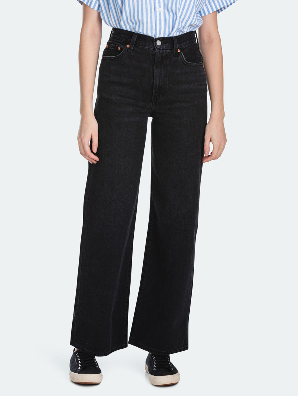 levi's ribcage wide leg jeans