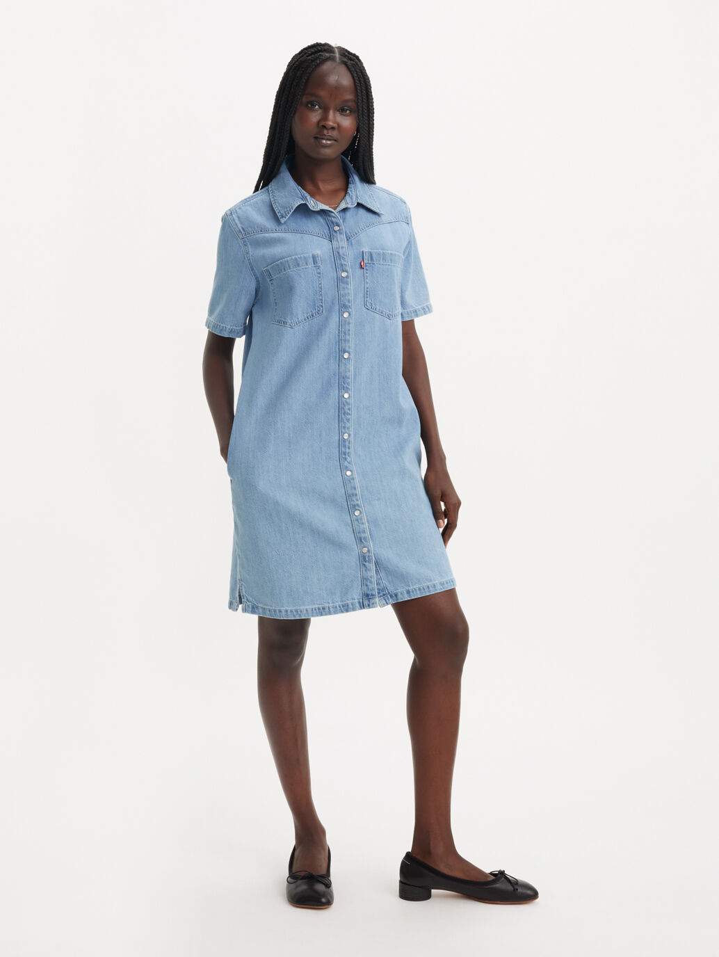 Levi's® Women's Louisa Short-Sleeve Denim Dress