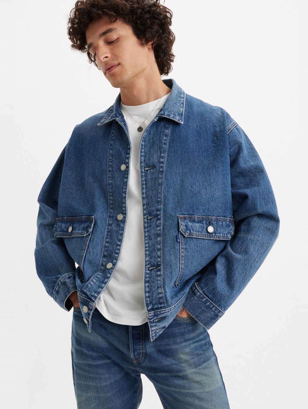 Levi’s® Men’s Japanese Denim Utility Trucker Jacket