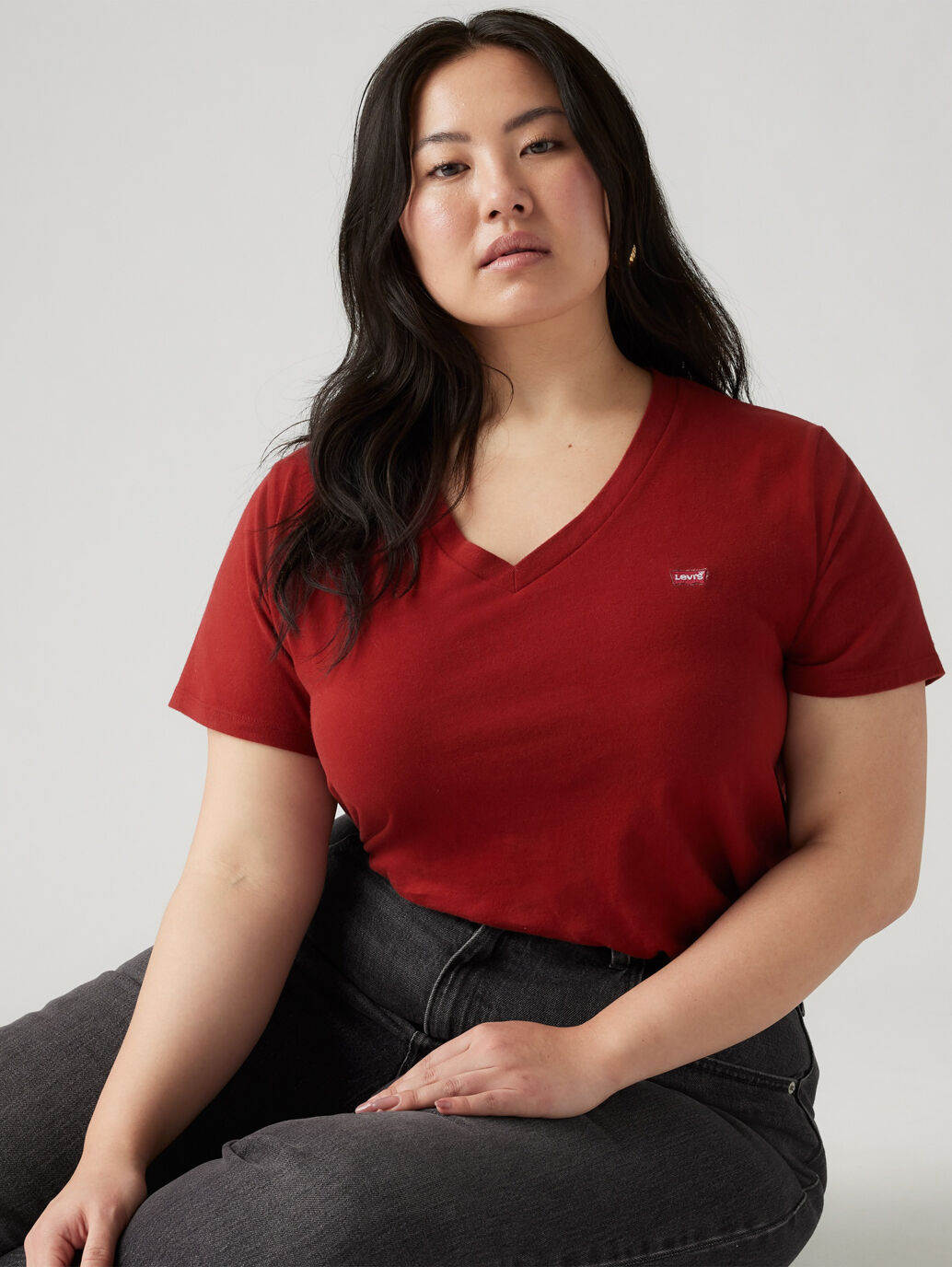 Levi's® Women's Perfect V-Neck T-Shirt (Plus Size)