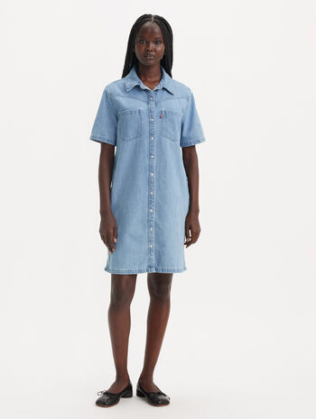 Levi's® Women's Louisa Short-Sleeve Denim Dress