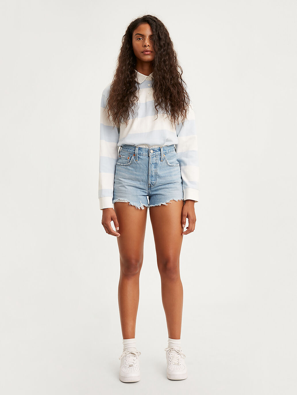 levis high waisted white jeans