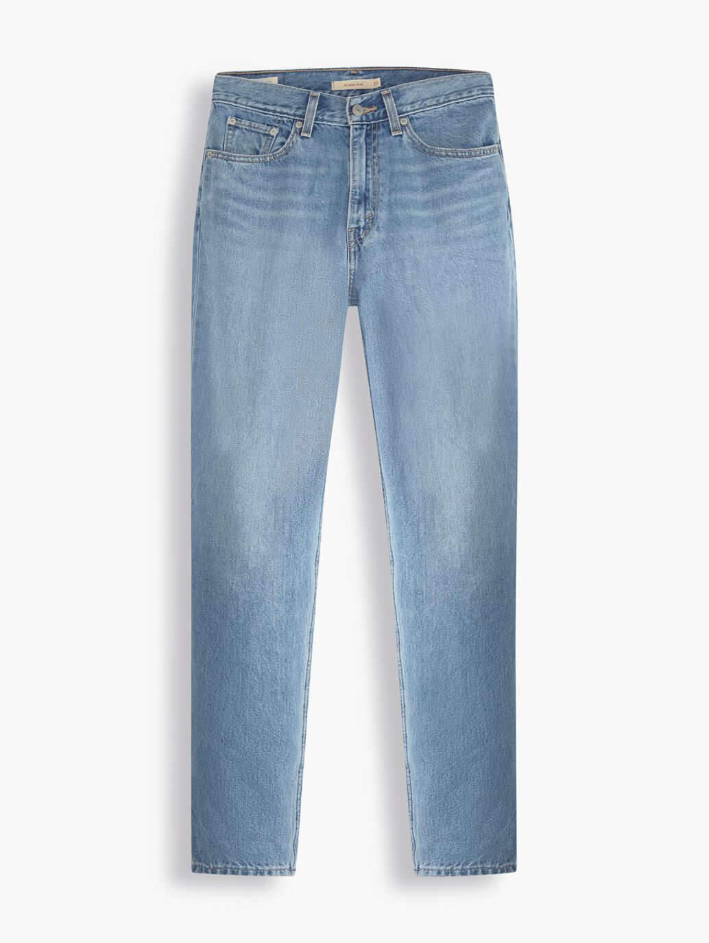 Women's Worn In Mom Jeans In Med Blue - Tapered Leg Jeans