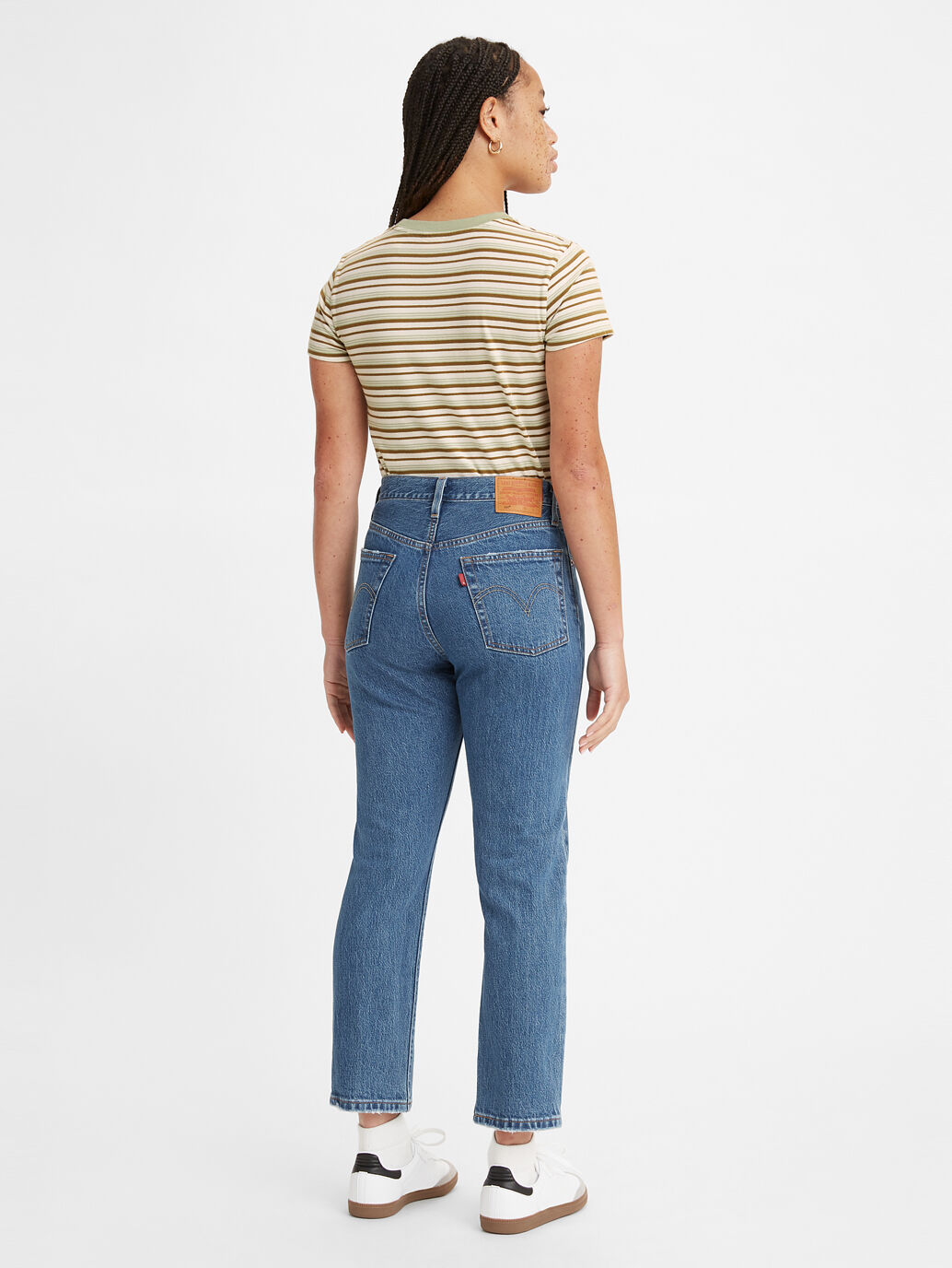 levi's straight jeans high waisted