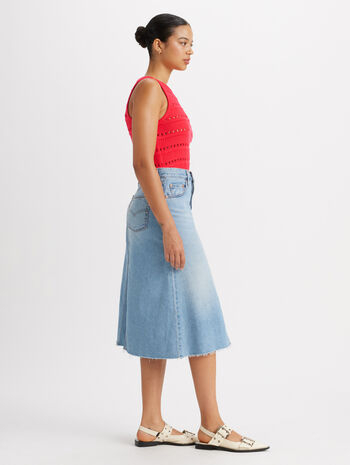 Levi's® Women's High-Rise A-Line Deconstructed Skirt