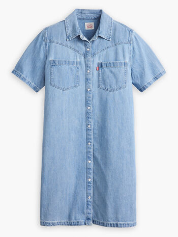 Levi's® Women's Louisa Short-Sleeve Denim Dress