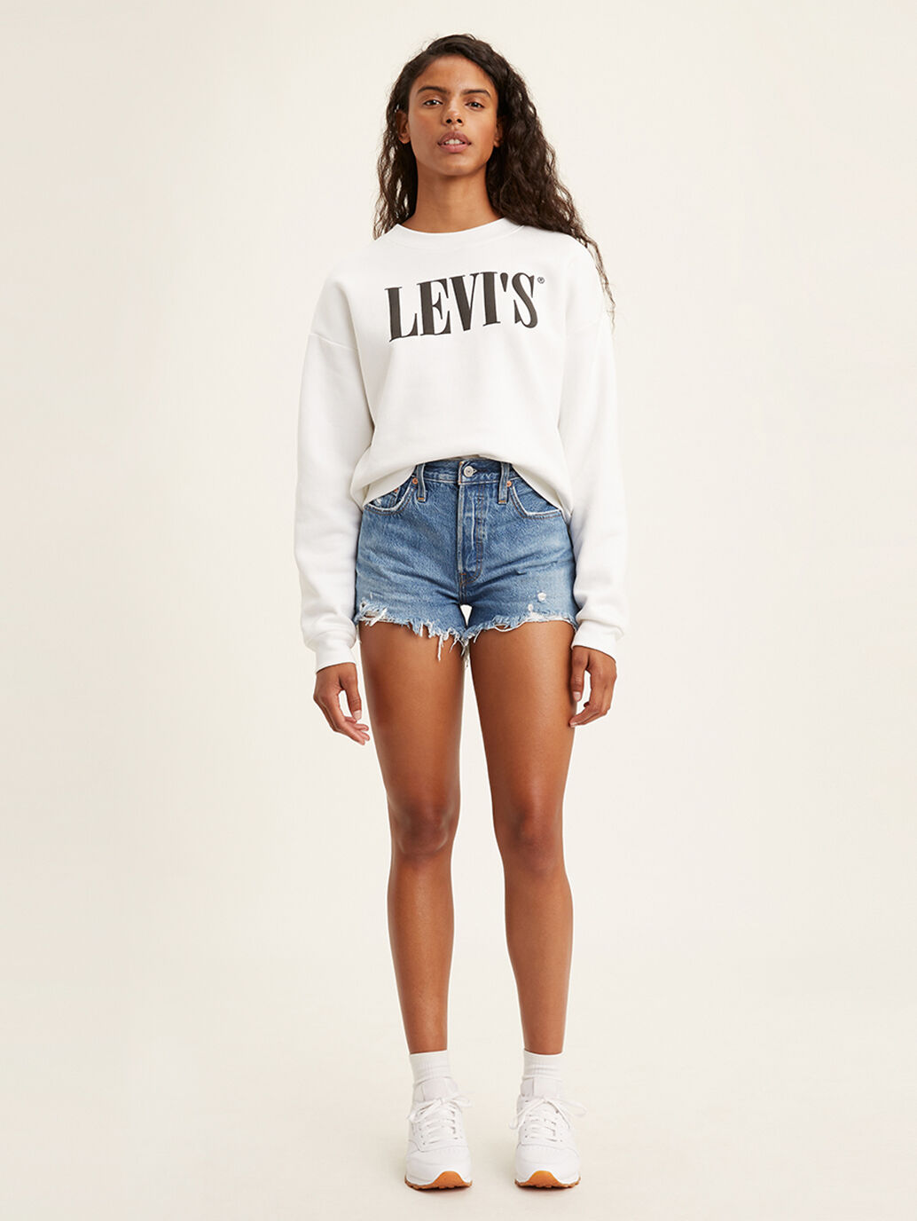 levi's blue shorts