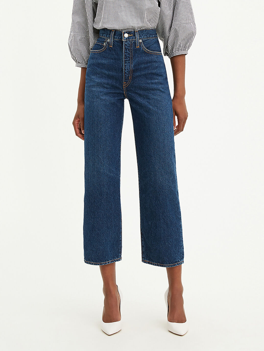 rib cage high rise jeans