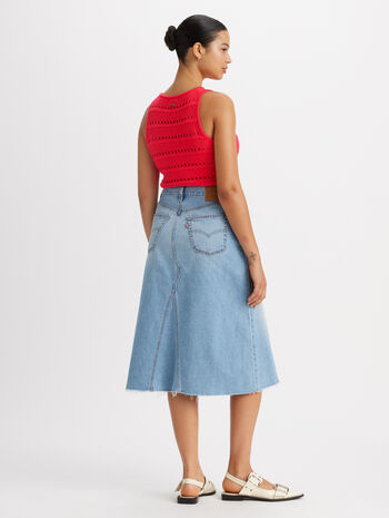 Levi's® Women's High-Rise A-Line Deconstructed Skirt