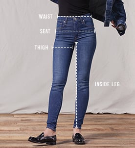 levi jeans length