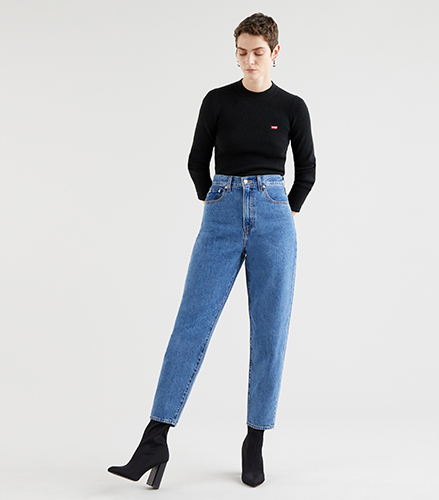 classic high waisted levi jeans