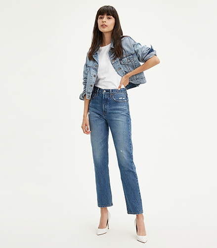 Introducir 36+ imagen levi’s high waisted jeans women’s