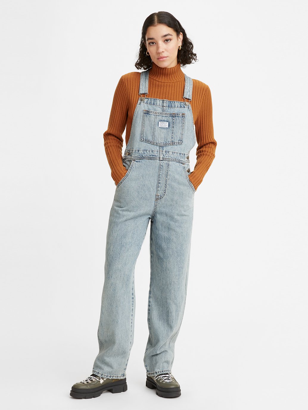 women's levis overalls